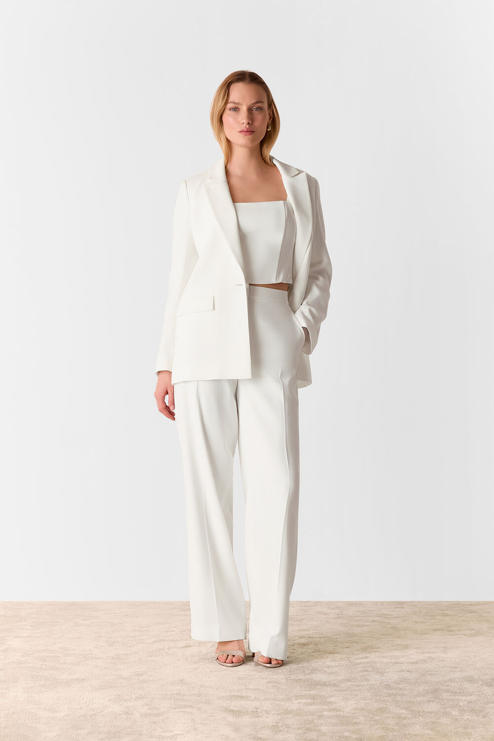 Ivory Structured Corset Bridal Top